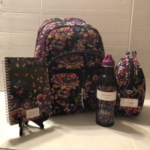 Bradley Midnight Wildflowers 4pc Backpack Set